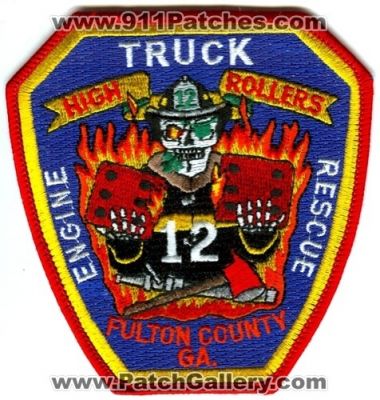 Fulton County Fire Department Company 12 (Georgia)
Scan By: PatchGallery.com
Keywords: co. dept. fcfd station engine rescue truck high rollers ga.