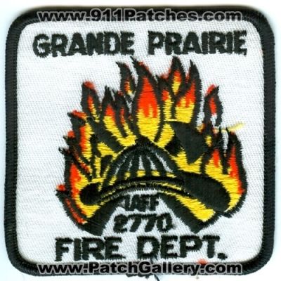 Grand Prairie Fire Department IAFF 2770 (Canada AB)
Scan By: PatchGallery.com
Keywords: dept.