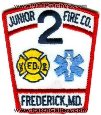 Junior Fire Company 2 (Maryland)
Scan By: PatchGallery.com
Keywords: frederick md. co. f.d. department
