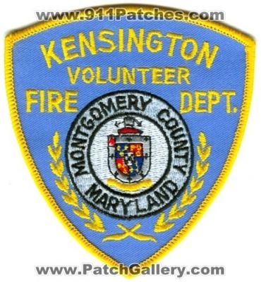 Kensington Volunteer Fire Department (Maryland)
Scan By: PatchGallery.com
Keywords: dept. montgomery county