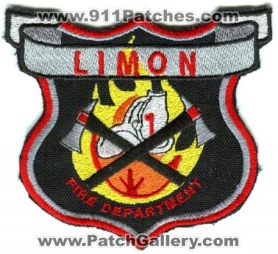 Limon Fire Department Patch (Colorado)
Scan By: PatchGallery.com
Keywords: dept.