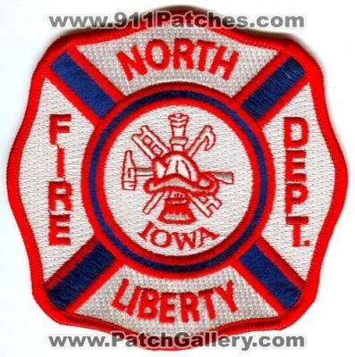 North Liberty Fire Department Patch (Iowa)
Scan By: PatchGallery.com
Keywords: dept.