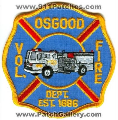 Osgood Volunteer Fire Department (Indiana)
Scan By: PatchGallery.com
Keywords: vol. dept.