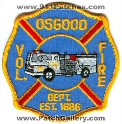 Osgood Volunteer Fire Department (Indiana)
Scan By: PatchGallery.com
Keywords: vol. dept.