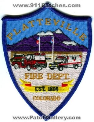 Platteville Fire Department Patch (Colorado)
[b]Scan From: Our Collection[/b]
Keywords: dept