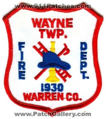 Wayne Township Fire Department Warren County Patch (Ohio)
Scan By: PatchGallery.com
Keywords: twp. dept. warren county co.