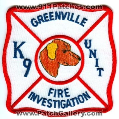Greenville Fire District Fire Investigation K-9 Unit Patch (New York)
Scan By: PatchGallery.com
Keywords: k9 dist. department dept.