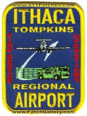Ithaca Tompkins Regional Airport Fire Rescue Operations Department (New York)
Scan By: PatchGallery.com
Keywords: dept. arff cfr aircraft firefighter firefighting crash