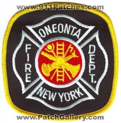 Oneonta Fire Department (New York)
Scan By: PatchGallery.com
Keywords: dept.