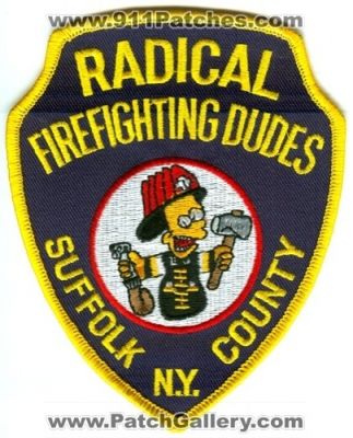 Suffolk County Fire Radical FireFighting Dudes (New York)
Scan By: PatchGallery.com
Keywords: n.y.