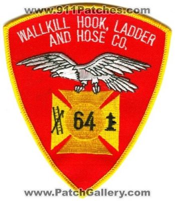 Wallkill Hook Ladder And Hose Company 64 (New York)
Scan By: PatchGallery.com
Keywords: co.