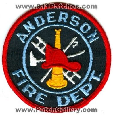 Anderson Fire Department (Texas)
Scan By: PatchGallery.com
Keywords: dept.