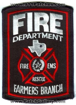 Farmers Branch Fire Department (Texas)
Scan By: PatchGallery.com
Keywords: ems rescue