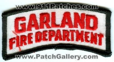 Garland Fire Department (Texas)
Scan By: PatchGallery.com
