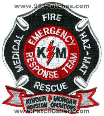 Kinder Morgan Energy Houston Operations Fire Rescue Emergency Response Team (Texas)
Scan By: PatchGallery.com
Keywords: ert
