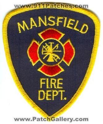 Mansfield Fire Department (Texas)
Scan By: PatchGallery.com
Keywords: dept.