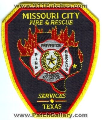 Missouri City Fire and Rescue Services (Texas)
Scan By: PatchGallery.com
Keywords: & prevention training education