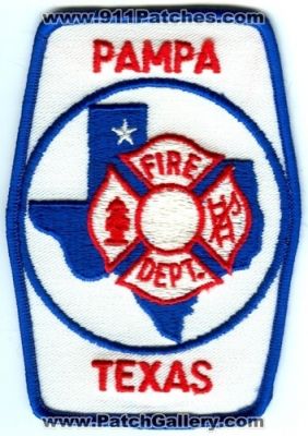 Pampa Fire Department Patch (Texas)
Scan By: PatchGallery.com
Keywords: dept.