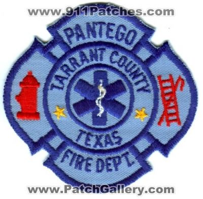 Pantego Fire Department (Texas)
Scan By: PatchGallery.com
Keywords: dept. tarrant county