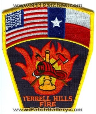 Terrell Hills Fire Department Patch (Texas)
Scan By: PatchGallery.com
Keywords: dept.
