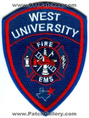 West University Fire EMS (Texas)
Scan By: PatchGallery.com
