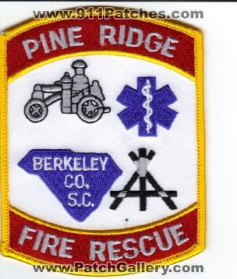 Pine Ridge Fire Rescue (South Carolina)
Thanks to Brian Wall for this scan.
Keywords: s.c. berkeley co. county