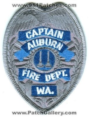 Auburn Fire Department Captain (Washington)
Scan By: PatchGallery.com
Keywords: dept. wa.