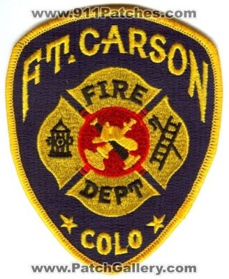 Fort Carson Fire Department Patch (Colorado)
[b]Scan From: Our Collection[/b]
Keywords: ft. dept. us army military