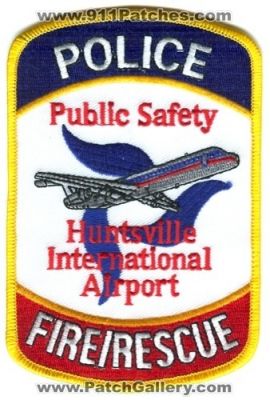Huntsville International Airport Public Safety Department Police Fire Rescue Patch (Alabama)
Scan By: PatchGallery.com
Keywords: intl. dept. dps