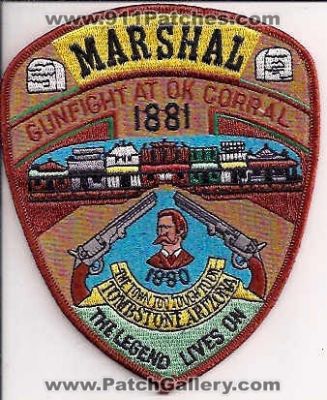 Tombstone Marshal (Arizona)
Thanks to EmblemAndPatchSales.com for this scan.
