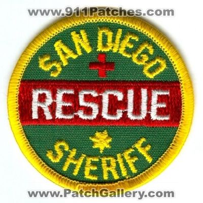 San Diego County Sheriff Rescue (California)
Scan By: PatchGallery.com
