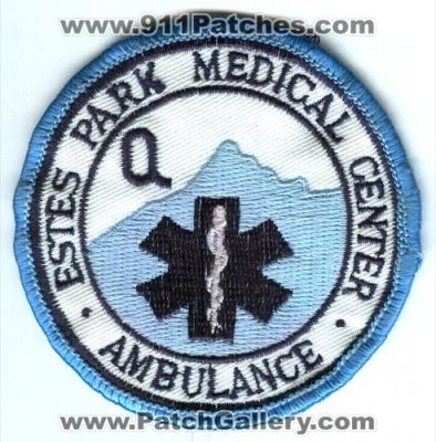 Estes Park Medical Center Ambulance Patch (Colorado)
[b]Scan From: Our Collection[/b]
Keywords: ems