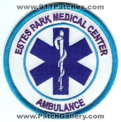 Estes Park Medical Center Ambulance Patch (Colorado)
[b]Scan From: Our Collection[/b]
Keywords: ems