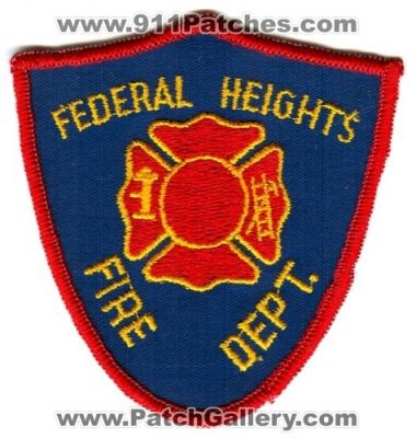 Federal Heights Fire Department Patch (Colorado)
Scan By: PatchGallery.com
Keywords: dept.