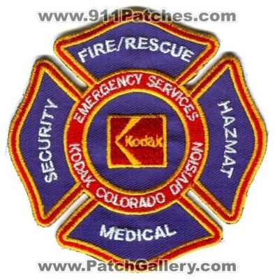 Kodak Colorado Division Emergency Services Fire Rescue HazMat Medical Security Patch (Colorado)
[b]Scan From: Our Collection[/b]
Keywords: haz-mat