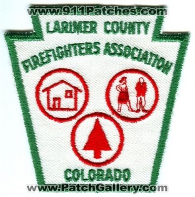 Larimer County FireFighters Association Patch (Colorado)
[b]Scan From: Our Collection[/b]
