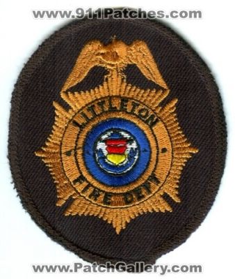 Littleton Fire Department Patch (Colorado) (Defunct)
[b]Scan From: Our Collection[/b]
Now South Metro Fire Rescue
Keywords: dept.