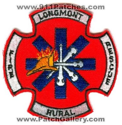 Longmont Rural Fire Rescue Patch (Colorado)
[b]Scan From: Our Collection[/b]
