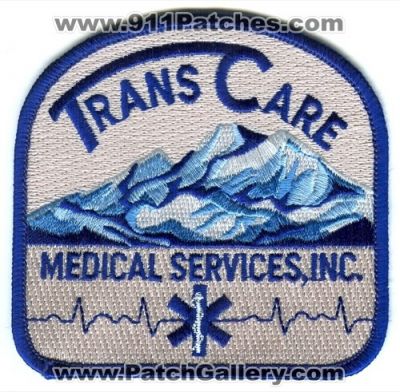Trans Care Medical Services Inc Patch (Colorado)
[b]Scan From: Our Collection[/b]
Keywords: transcare ems inc.