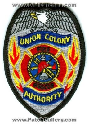 Union Colony Fire Rescue Authority Patch (Colorado)
[b]Scan From: Our Collection[/b]
