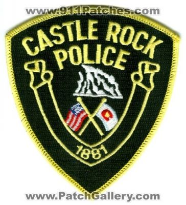 Castle Rock Police Department Patch (Colorado)
Scan By: PatchGallery.com
Keywords: dept.