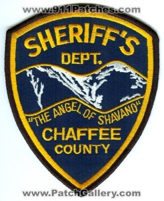 Chaffee County Sheriff's Department (Colorado)
Scan By: PatchGallery.com
Keywords: sheriffs dept.