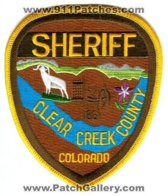 Clear Creek County Sheriff (Colorado)
Scan By: PatchGallery.com
