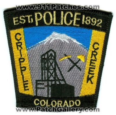 Cripple Creek Police (Colorado)
Scan By: PatchGallery.com
