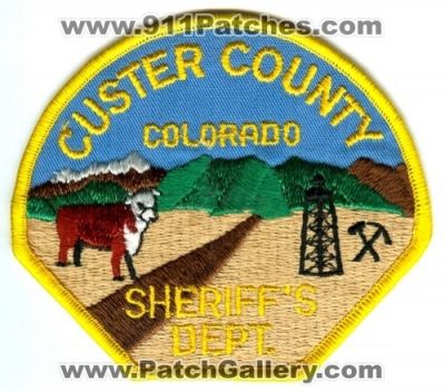 Custer County Sheriff's Department (Colorado)
Scan By: PatchGallery.com
Keywords: sheriffs dept.