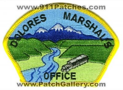 Dolores Marshal's Office (Colorado)
Scan By: PatchGallery.com
Keywords: marshals
