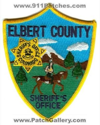 Elbert County Sheriff's Office (Colorado)
Scan By: PatchGallery.com
Keywords: sheriffs
