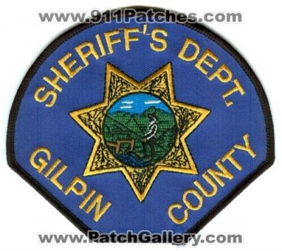Gilpin County Sheriff's Department (Colorado)
Scan By: PatchGallery.com
Keywords: sheriffs dept.