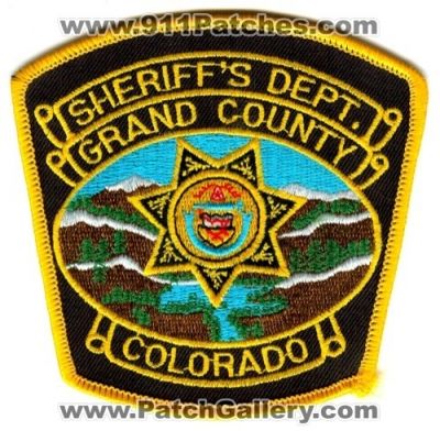 Grand County Sheriffs Department Patch (Colorado)
Scan By: PatchGallery.com
Keywords: co. dept. office