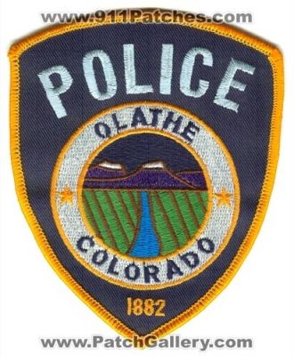 Olathe Police (Colorado)
Scan By: PatchGallery.com
